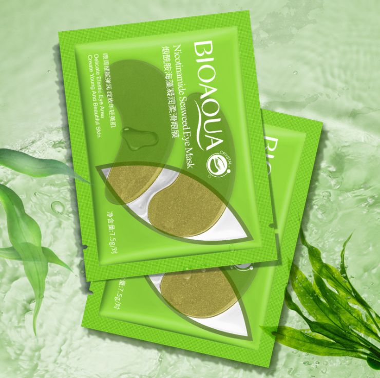 Poquanya niacinamide seaweed moisturizing smooth eye film tight around the eye moisturizing eye care eye patch Specification drawing