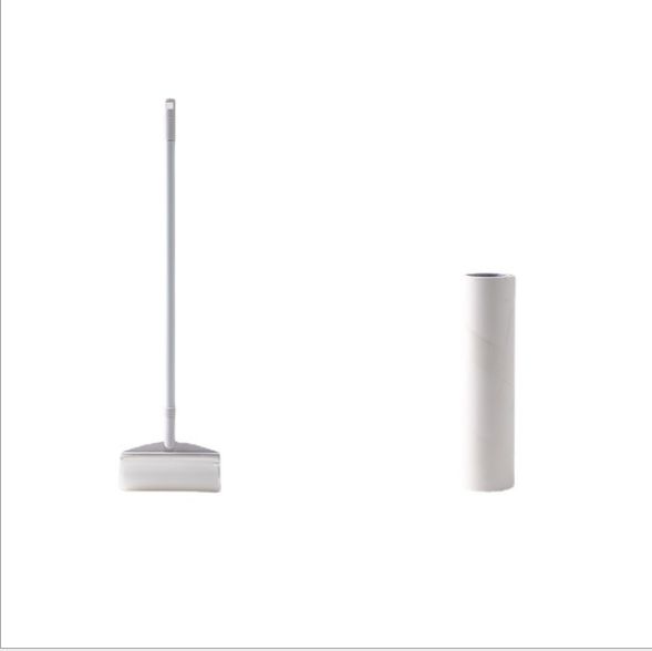 Extended telescopic floor bristle remover Application Scenario