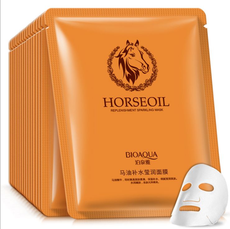Poquan Yama Oil moisturizing Mask for spring and summer moisturizing, shrinking pores, brightening skin tone, moisturizing skin