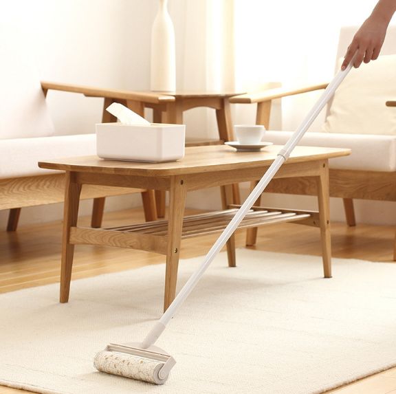 Extended telescopic floor bristle remover Specification image