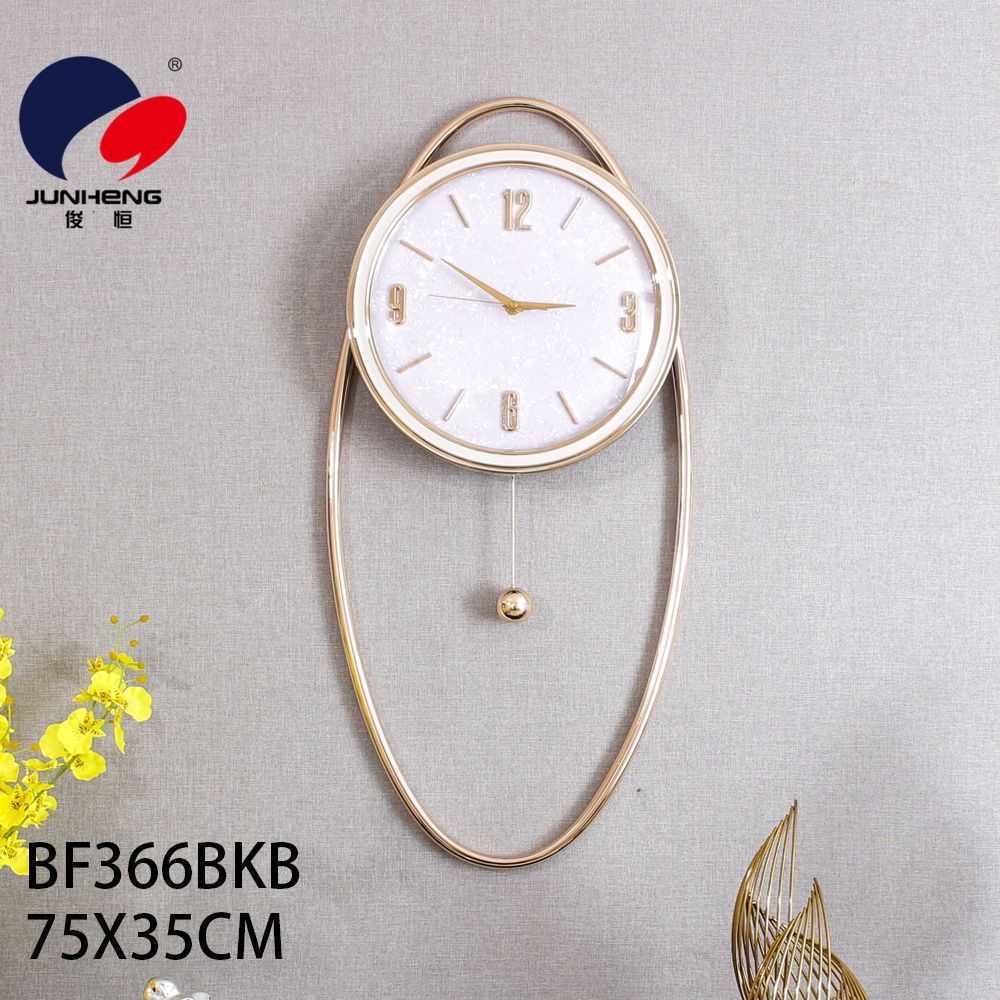 Nordic wind wall clock living room home fashion wall watch bedroom quiet wall clock light luxury creative