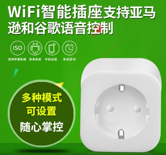 Voice control cell phone timing switch socket