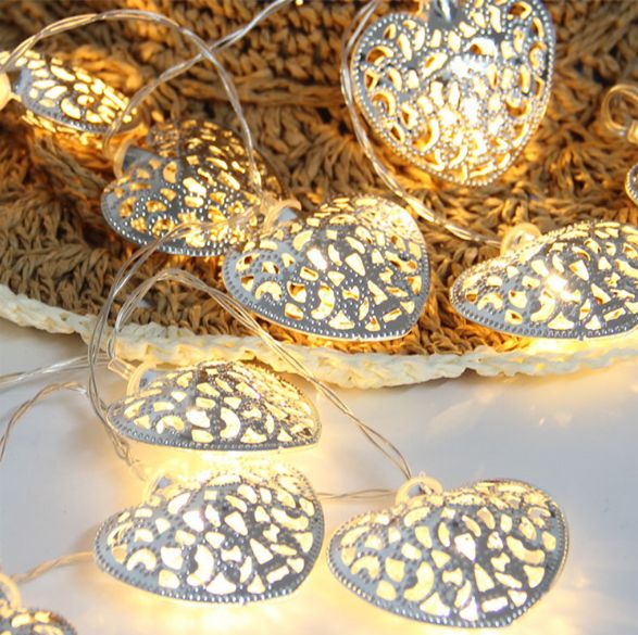 Golden hollowed-out ironwork Led light Specification image