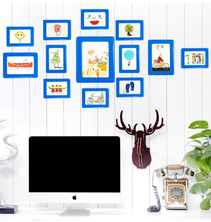 Colorful magnetic children's personalized photo frame Specification image