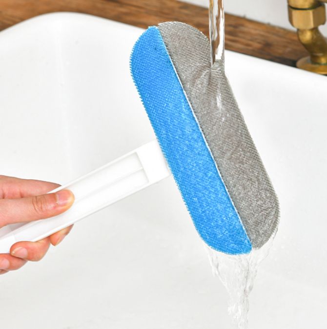 Free window screen cleaning brush