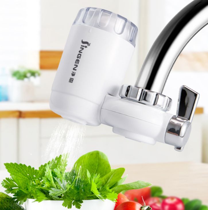 Household kitchen tap water purifier