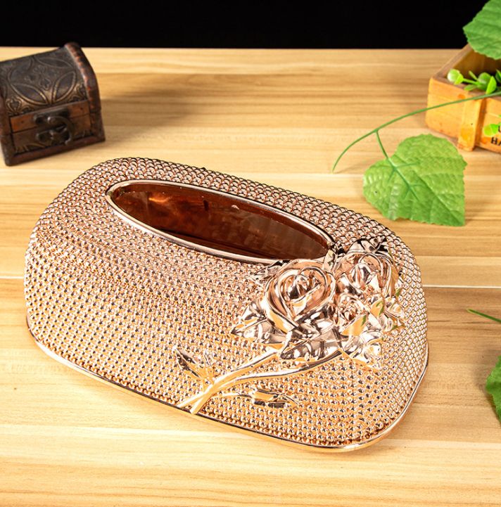 Creative new European-style plastic car tissue box Specification image