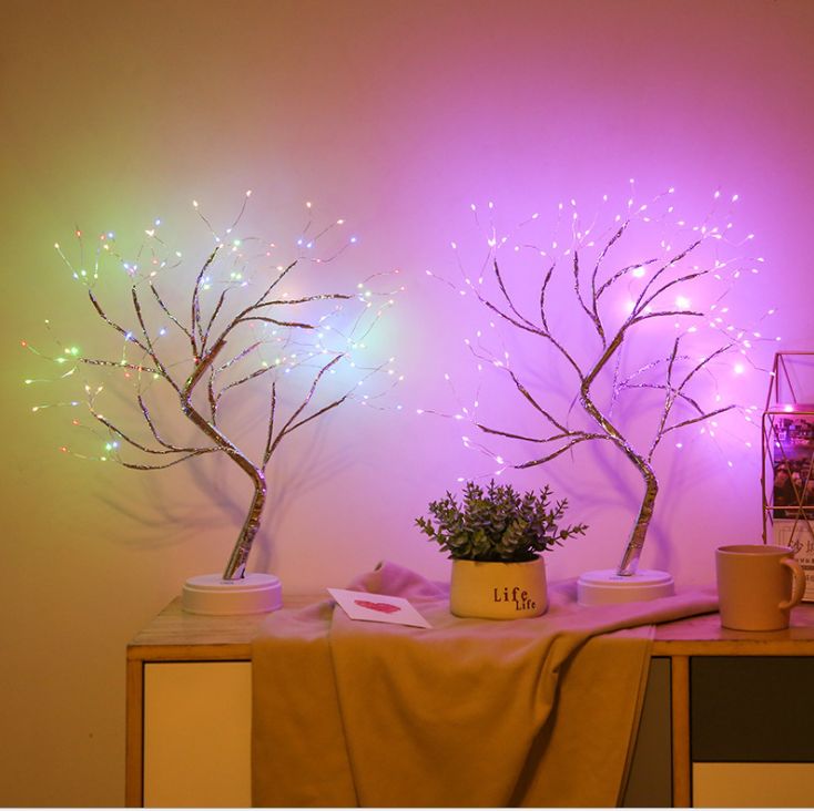 Creative led pearl tree light, starry night light Application Scenario