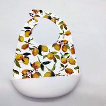 Washable silicone baby food bib