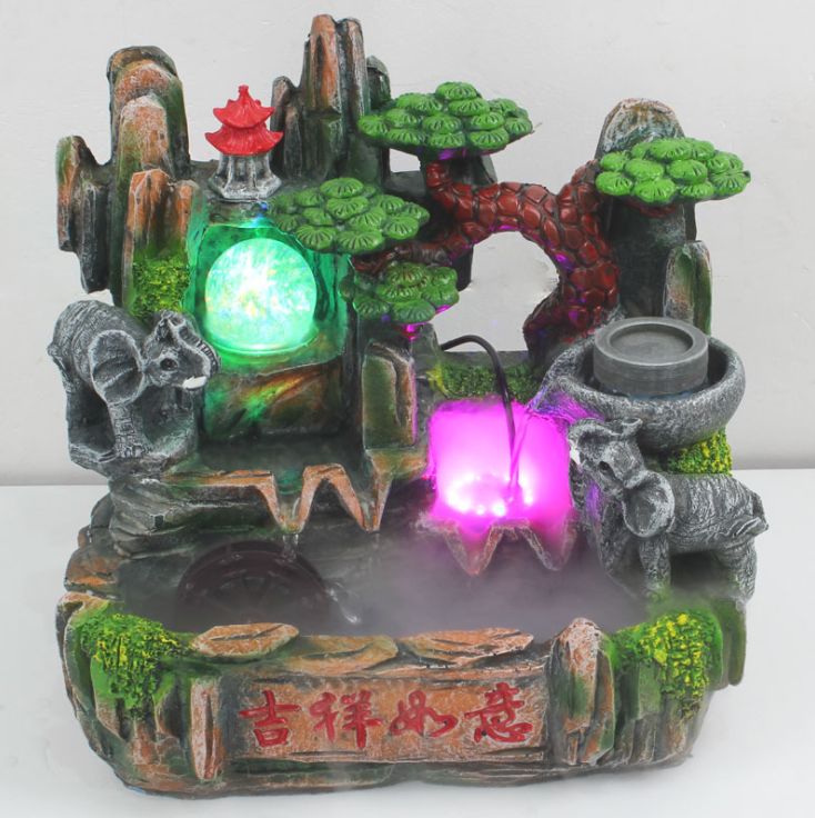 New water crafts enhance the fog fountain