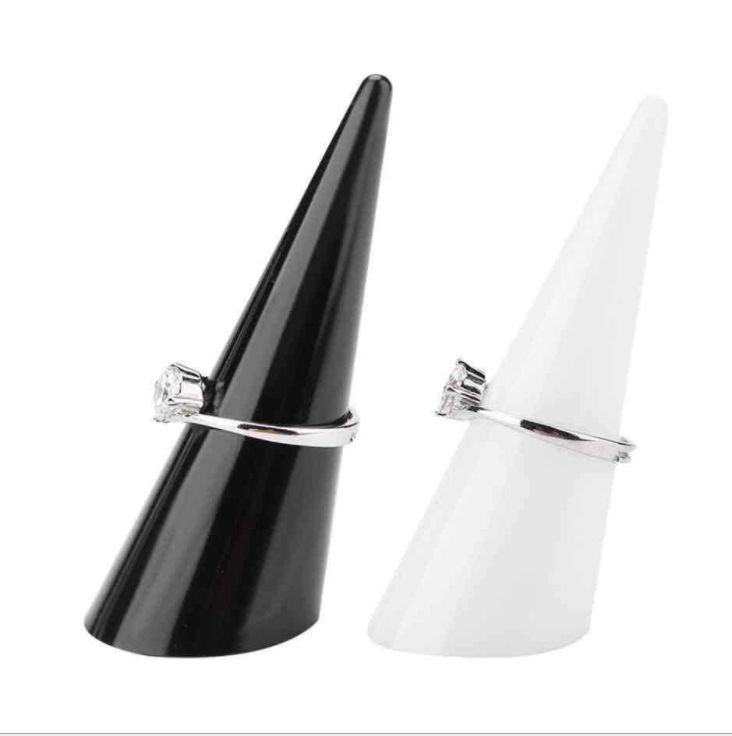 Tapered acrylic display stand