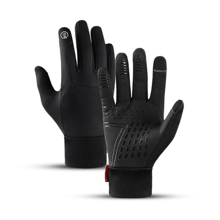 Cold-proof gloves for cycling