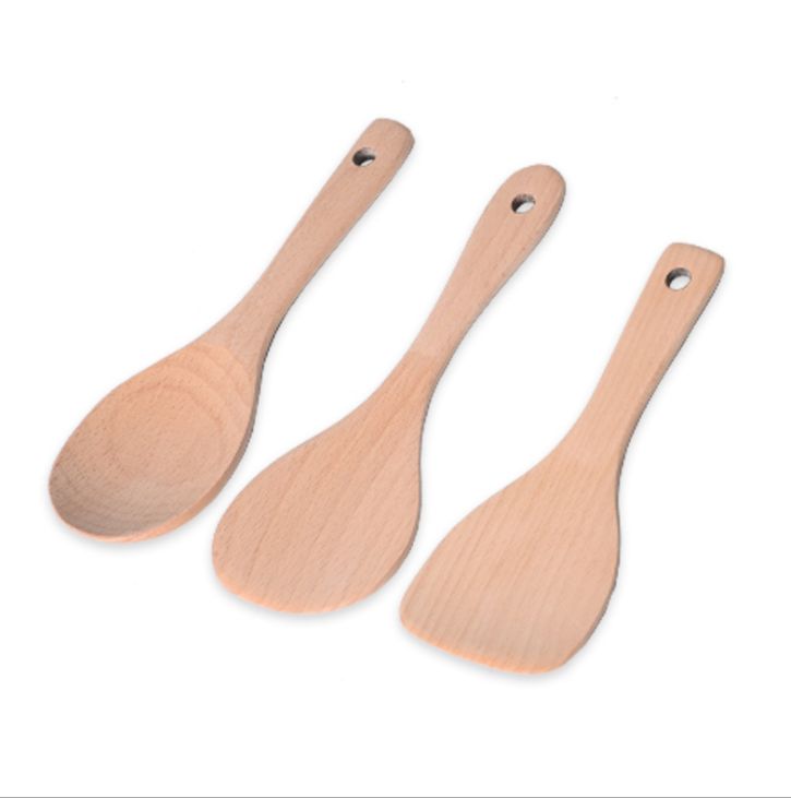 A wooden rice spoon Application Scenario