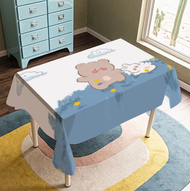 Dorm desk desk mat Bedroom nightstand end table tablecloth