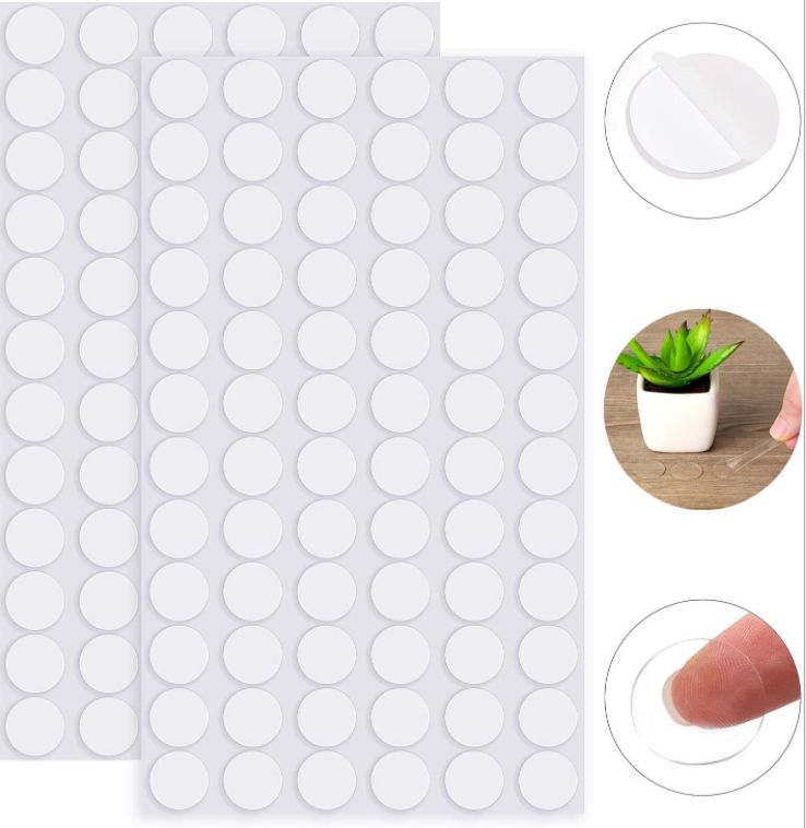 DIY polka dot high stick transparent balloon fixed acrylic sticker