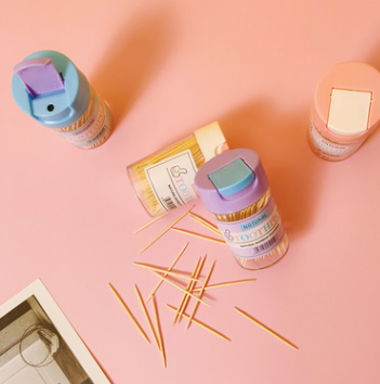 Creative toothpick holder Home living room table household clamshell portable toothpick box Toothpick jar end table toothpick storage box thumbnail