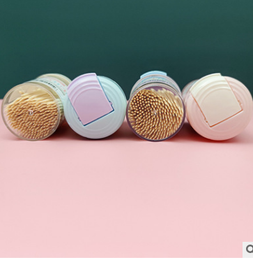 Toothholder Home living room table household clamshell portable toothpick box Toothpick box Toothpick bucket Toothpick jar coffee table thumbnail