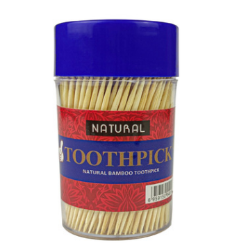 Creative disposable bottled bamboo toothpick holder portable simple high-end household supermarket foreign trade stall toothpick box thumbnail