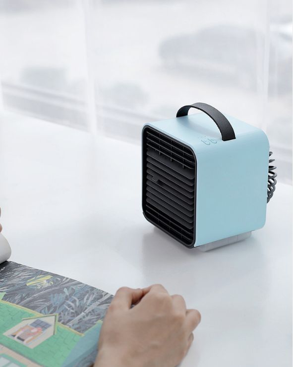usb charging portable handheld anion plus water cooling fan