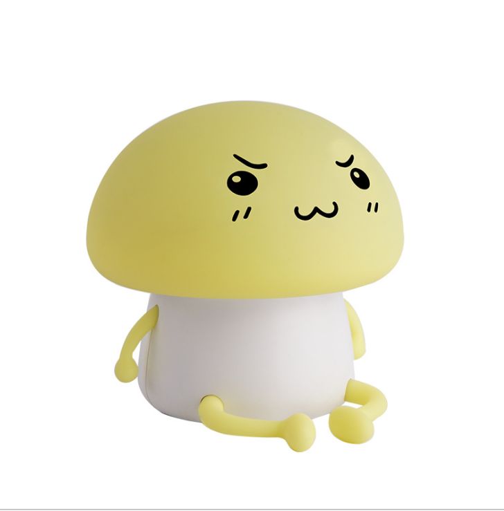 led night light creative Q-shaped little devil seven-color silicone lamp Item Picture