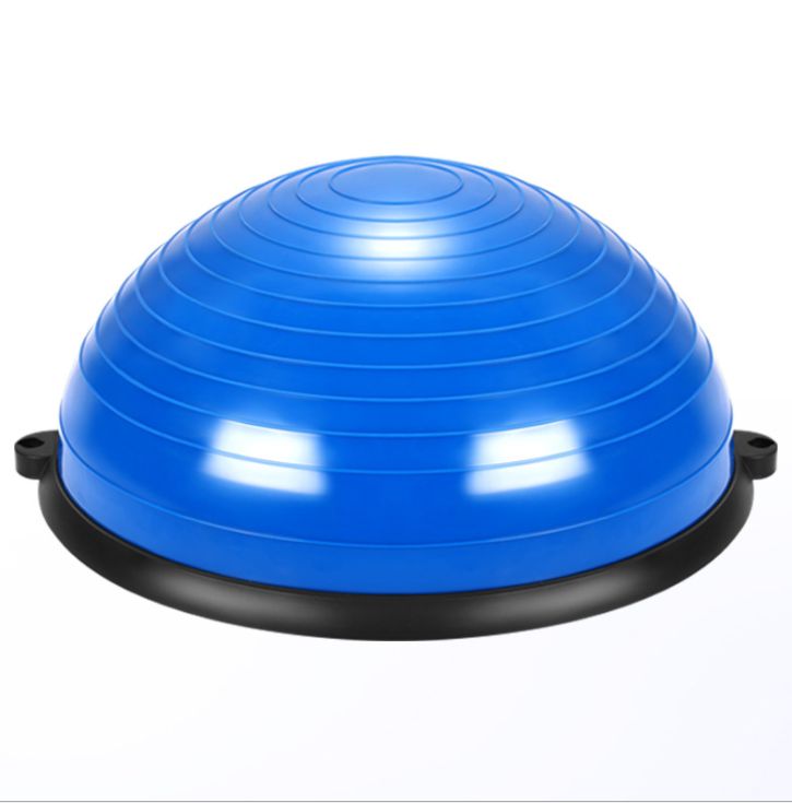 Semi-circular balance ball thickened explosion-proof yoga ball fitness training equipment