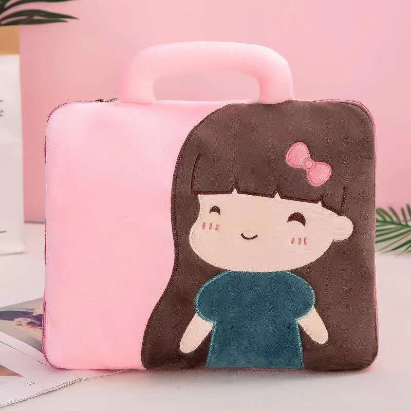 Pillow pillow quilt dual use pillow folding air conditioning blanket cartoon office nap pillow car cushion set LOGO thumbnail