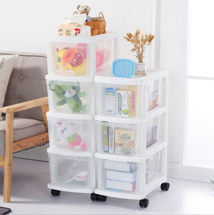 Slit drawer cabinet