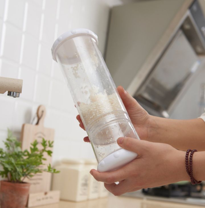 Shake the rice washer