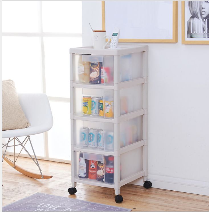 Clear chest of drawers Clutter organizer