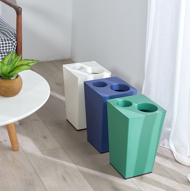 Two separate bins