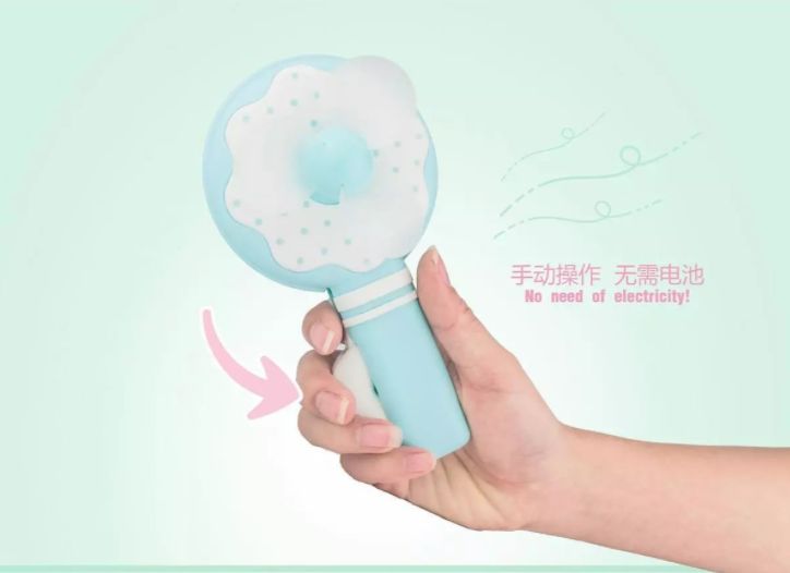 学生掌上风扇产品图