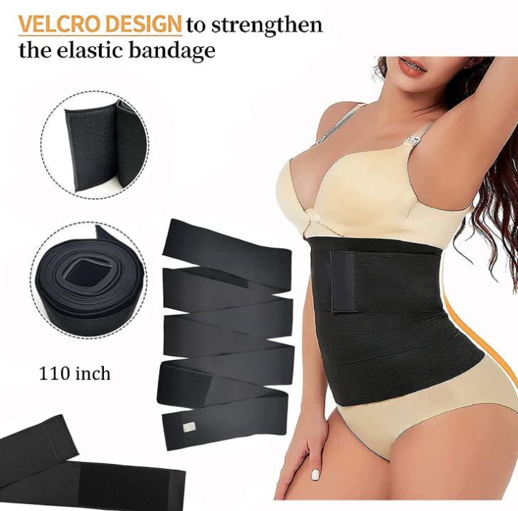 Stretch wrap girdle for women