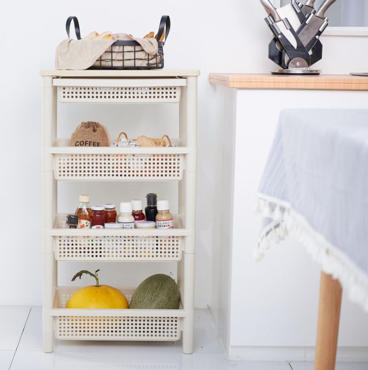 Creative kitchen fruit and vegetable storage rack