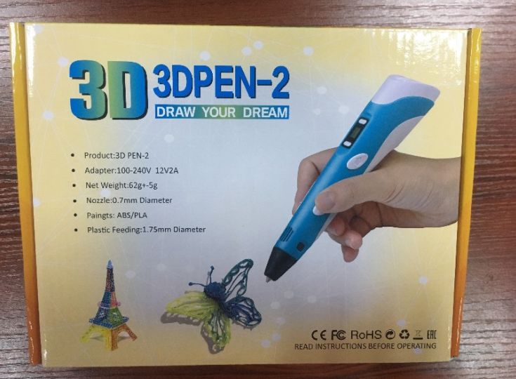 3D drawing pen at room temperature