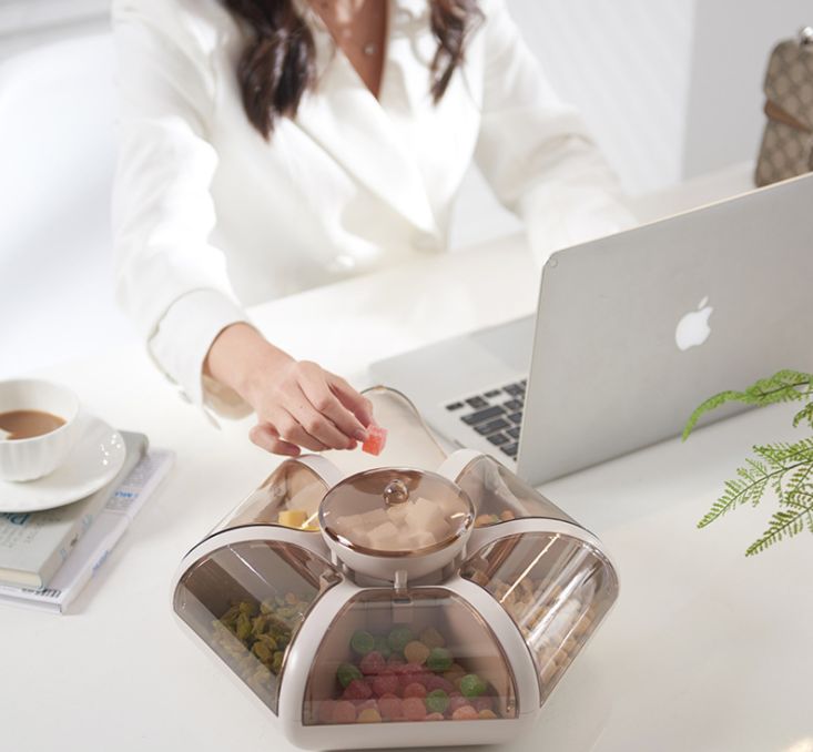 Creative press snack storage box