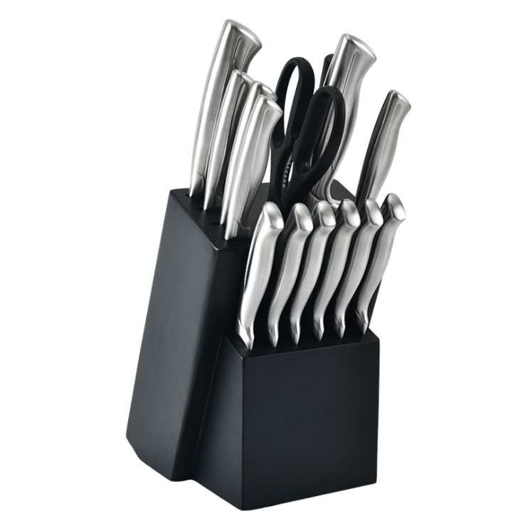 Hollow handle stainless steel household kitchen 15-piece set Item Picture