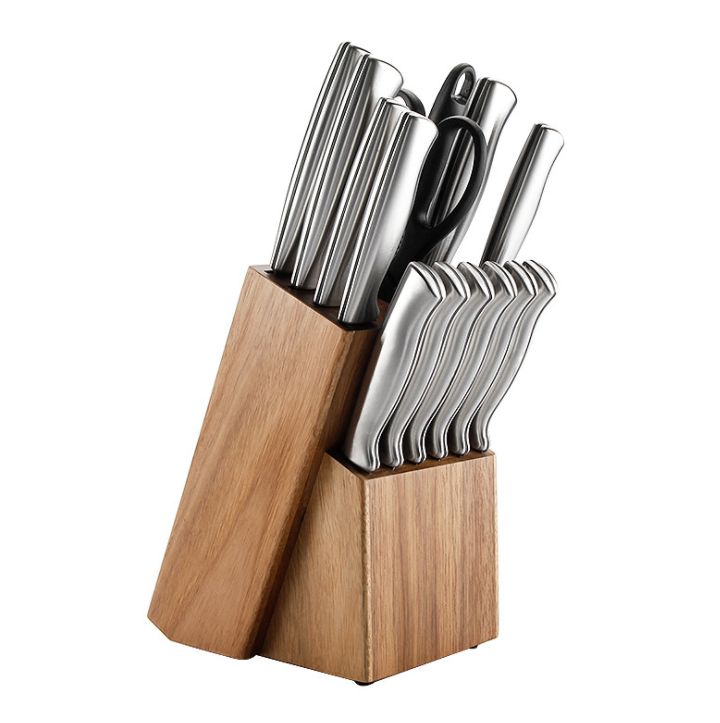 Hollow handle stainless steel household kitchen 15-piece set Specification image