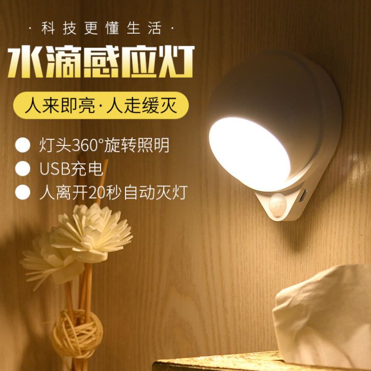 360-degree rotating human body infrared sensor night light