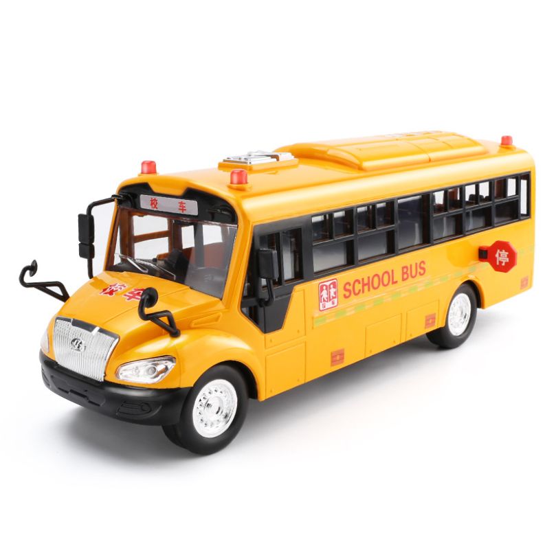 Wholesale of educational toys, early education audio-visual products, buses, school buses, large inertial vehicles, boys' and children's toys Item Picture