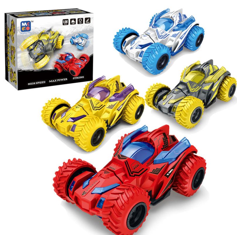 Douyin Internet celebrity children's inertial rebound force boy stunt rotating four-wheel drive off-road car toys Street stall supermarket gifts Item Picture