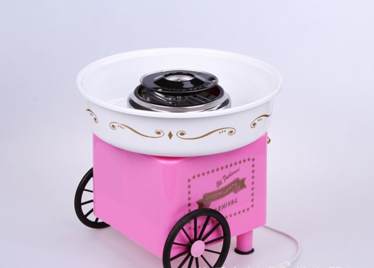 Pink home vintage trolley Mini marshmallow machine