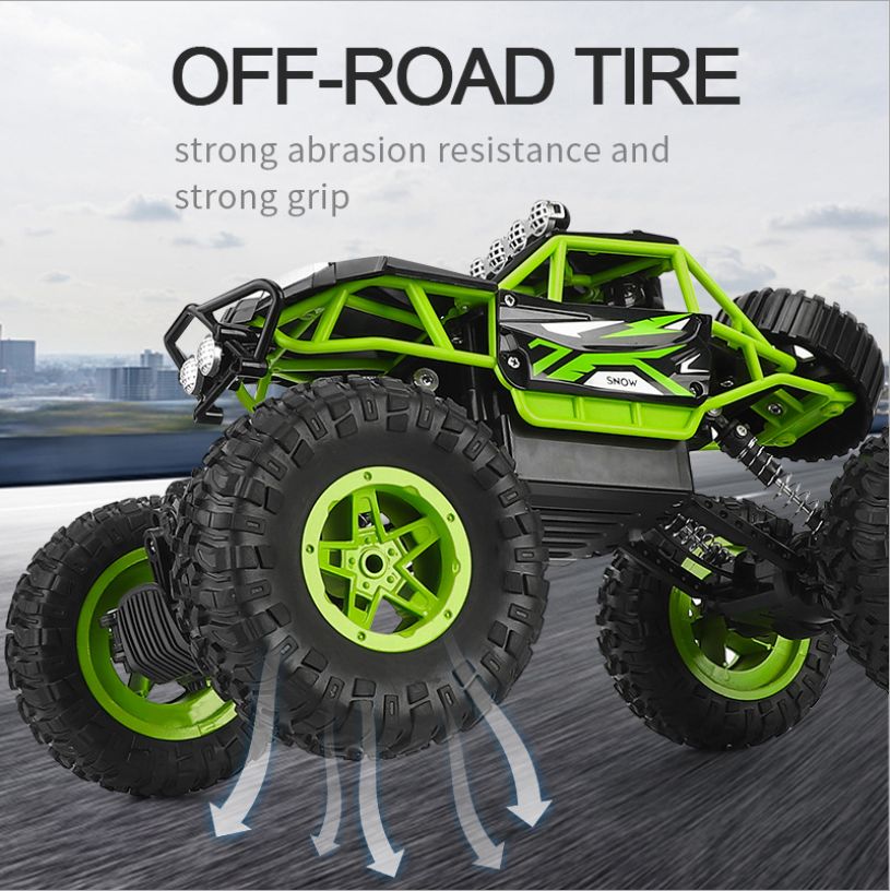 Wholesale of cross-border new off-road four-wheel drive vehicles, four-way racing cars, high-speed climbing remote control cars, rc children's and boys' toys Specification image