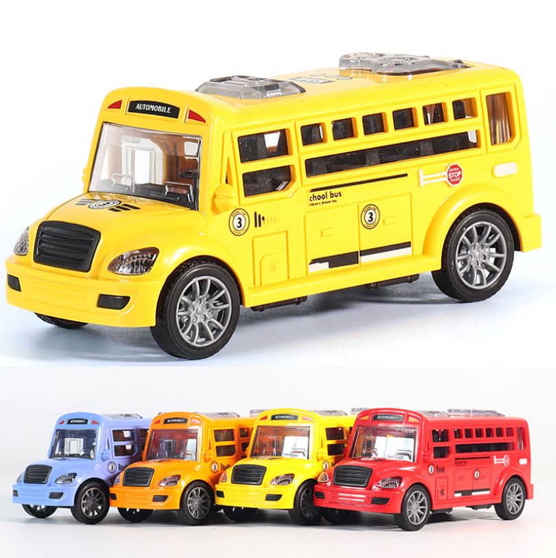 Cross-border foreign trade toys, boys' inertial toy car models, supermarket toys, small gifts, promotional items, children's toy buses Item Picture