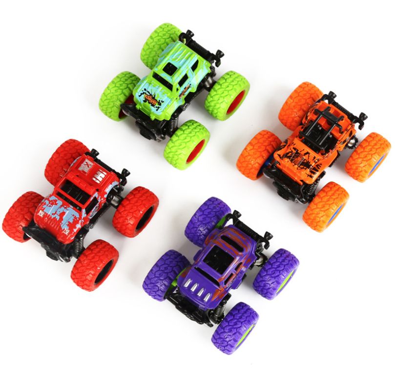 Inertia four-wheel drive off-road vehicle model, boys' and children's toy car wholesale, Bigfoot durable mechanism gift, gift-giving Item Picture