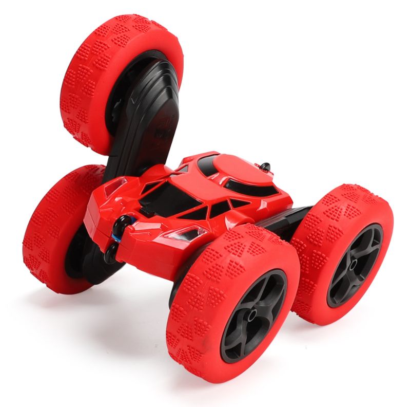 Cross-border remote control toy car, double-sided stunt car, RC dump truck, children's remote control drift off-road car, 2.4G rechargeable Item Picture