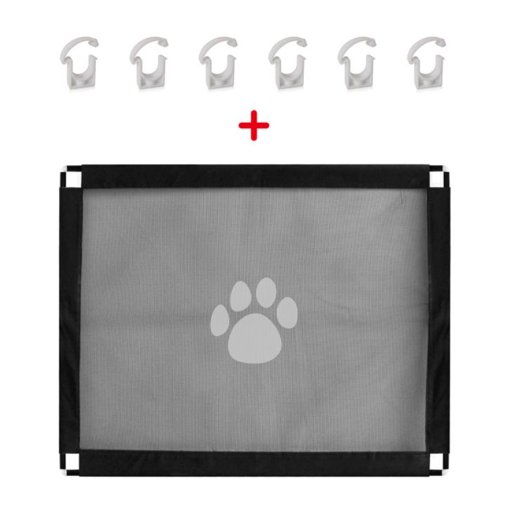 New dog paw print door fence Item Picture