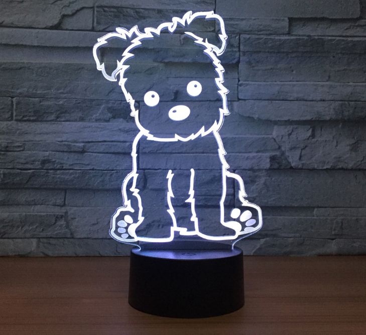 Creative electronic product led seven-color night light Specification image
