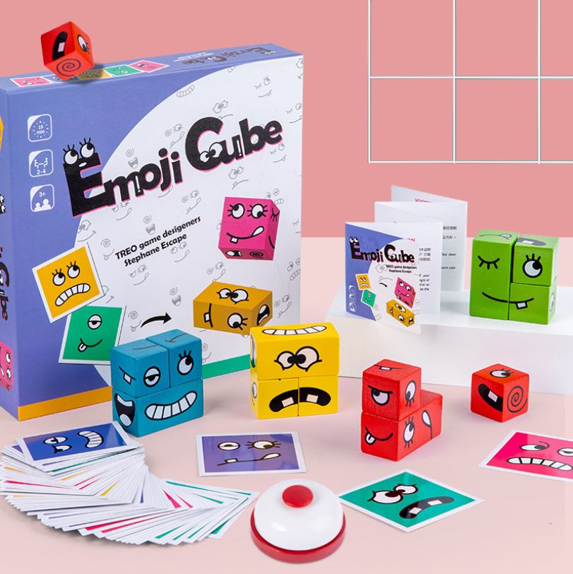 New, unique and fun children's board games, cross-border toys, face-changing Rubik's Cube building blocks, interactive puzzle games, challenge toys Application Scenario