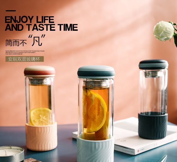Double tumbler water cup for men and women