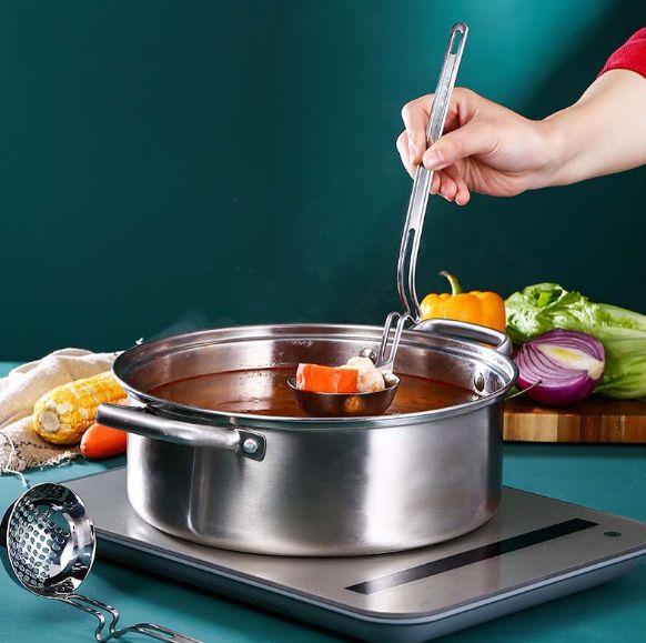 304 stainless steel wall-mounted soup spoon and strainer details Picture